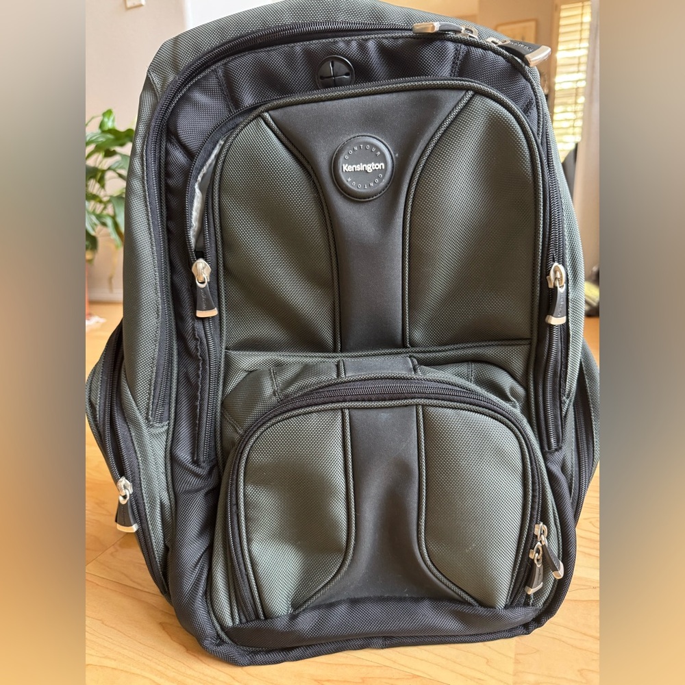 Kensington Contour Backpack for 16" Laptops.
